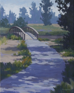 Willband Creek Park 8x10" (acrylic on 1 1/2" canvas), R Luymes (c) 2014